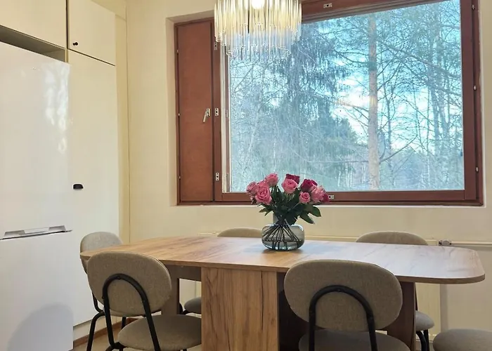 Bright & Spacious Retreat Near Santa Claus Village -free Parking Lejlighed Rovaniemi